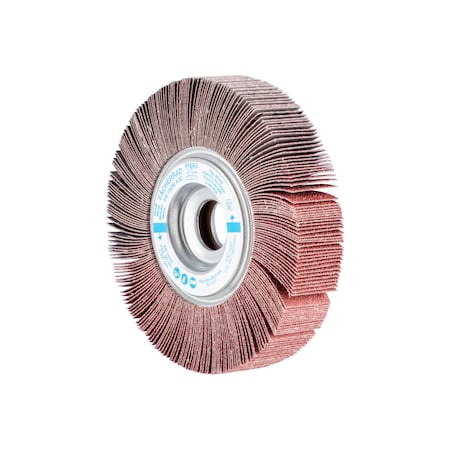 Pferd 6" x 1-1/2" Unmounted Flap Wheel - 1" A.H. - Aluminum Oxide - 60 Grit 45612